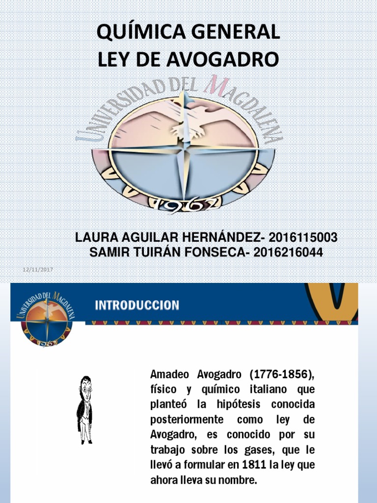 Ley de Avogadro: Fundamentos y Ejemplos | PDF | Mole (Unidad) | Gases