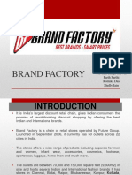 Brand Factory: Presented By: Group 3