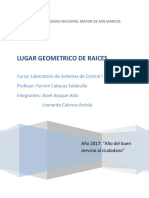 Lugar Geometrico de Raices