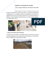 Principales Problemas Ambientales de La Provincia de Los Ríos