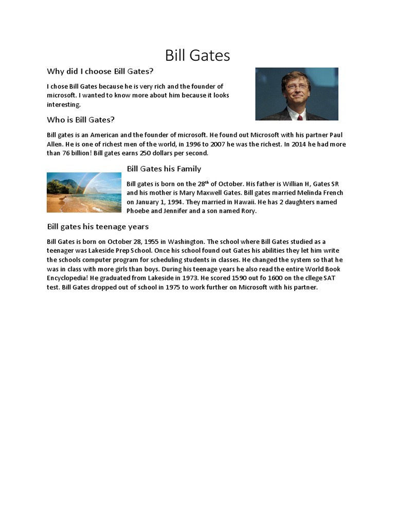 Bill Gates Pdf