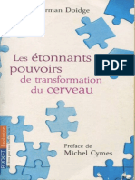 Doidge Norman - Les Étonnants Pouvoir de Transformation Du Cerveau PDF