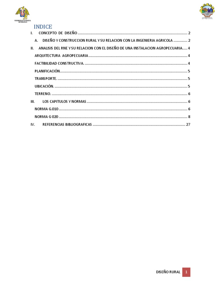 Concepto de Diseño y Normas - Diseño Rural | PDF | Área rural | Diseño