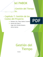 1er Trabajo PMBOK-5-6-Gestion_del_Tiempo y Costo