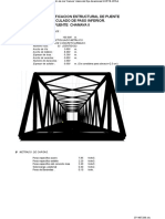 Análisis estructural de puente metálico