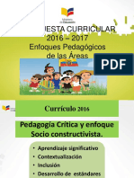 Enfoque Pedagogico Por Areas