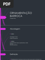 ORNAMENTAÇÃO BARROCA