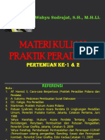 Materi Kuliah Paktik Peradilan