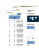 Planilla de Excel de Distribucion Normal Gauss