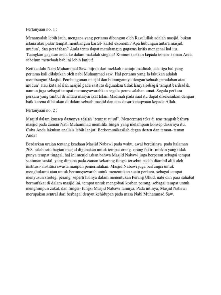 Peran Masjid Tenjolayar dalam Merajut Ukhuwah dan Membumikan Islam di Pedesaan