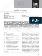 Behaviour of Double Prestress System in Prestressed Concrete Girders