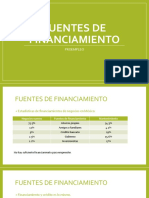 Fuentes de Financiamiento Nuevo