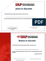 Diplomas de Egresados