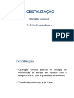 Cristalização - Processos e Equipamentos