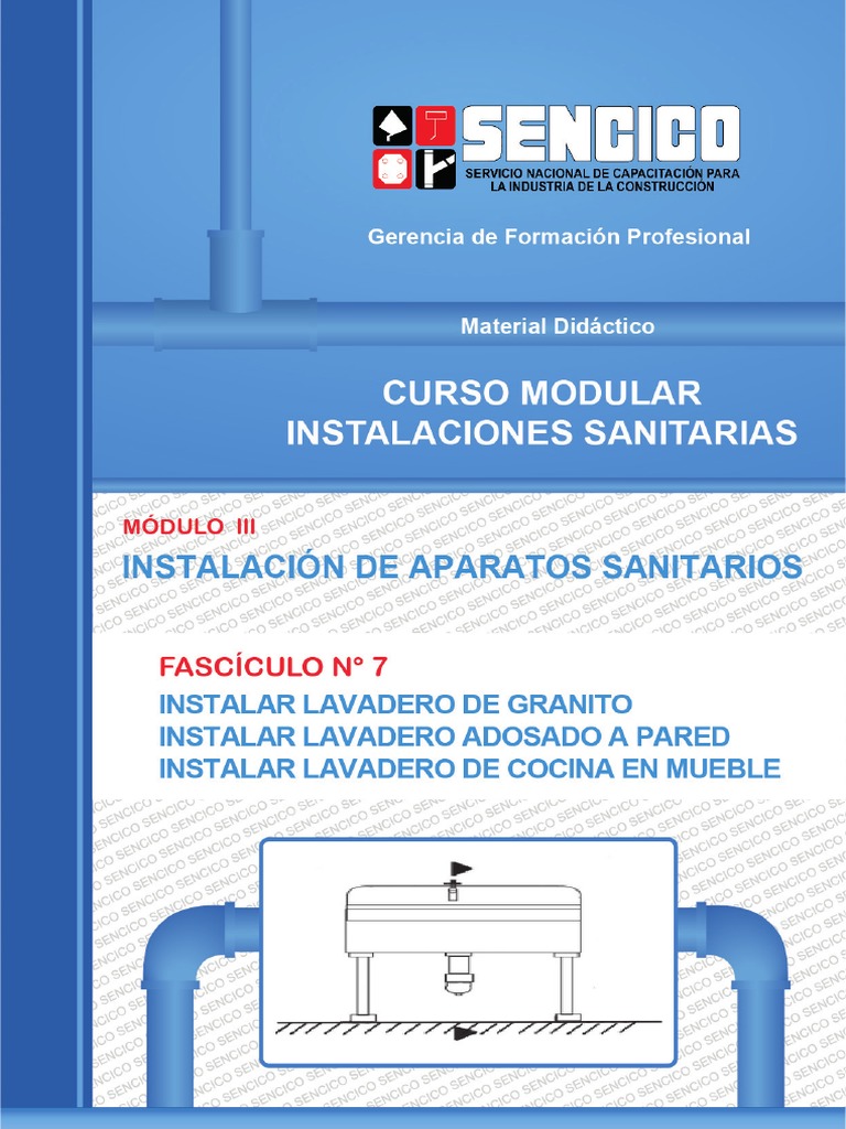 07 Instalar Lavadero de Granito_instalar Lavader Adosado a Pared