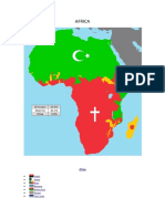 Africa Mapa Con Los Paises de Este Continente