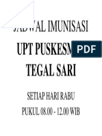 Jadwal Imunisasi