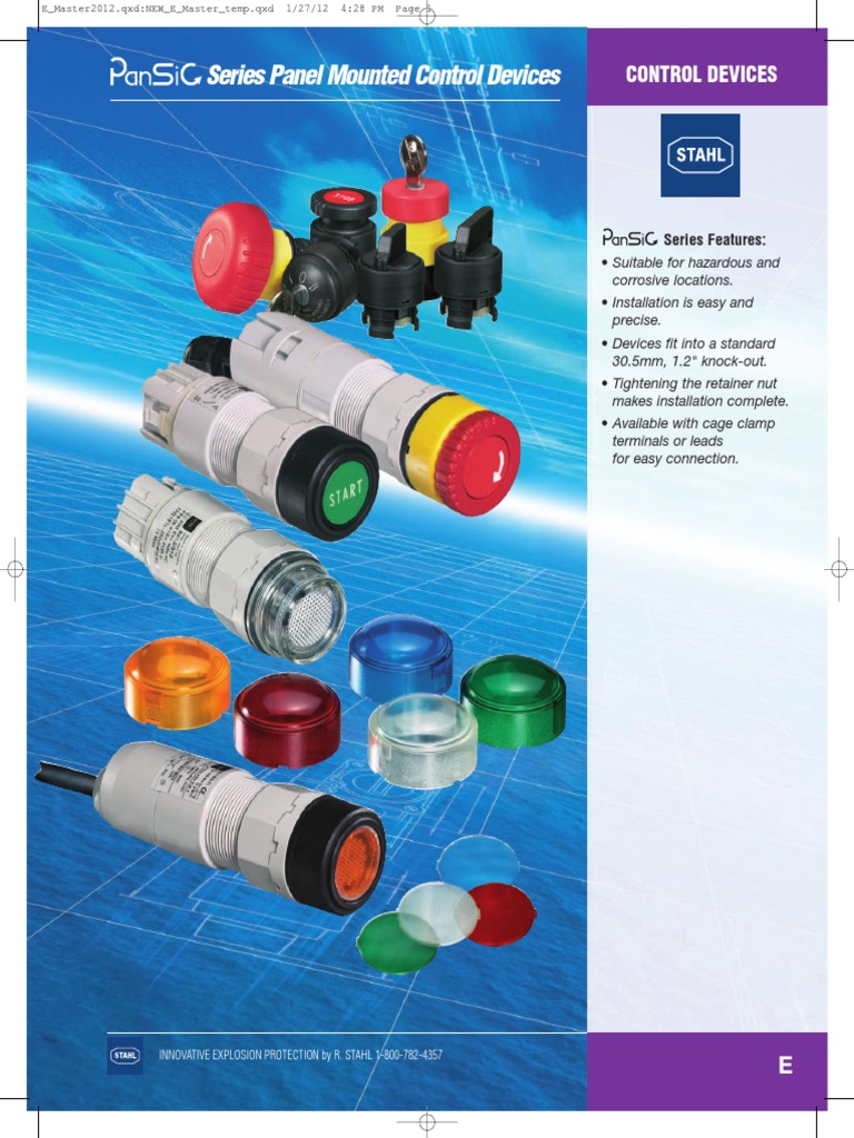 Explosion Proof Control Device Specifications Switch Manufactured Goods