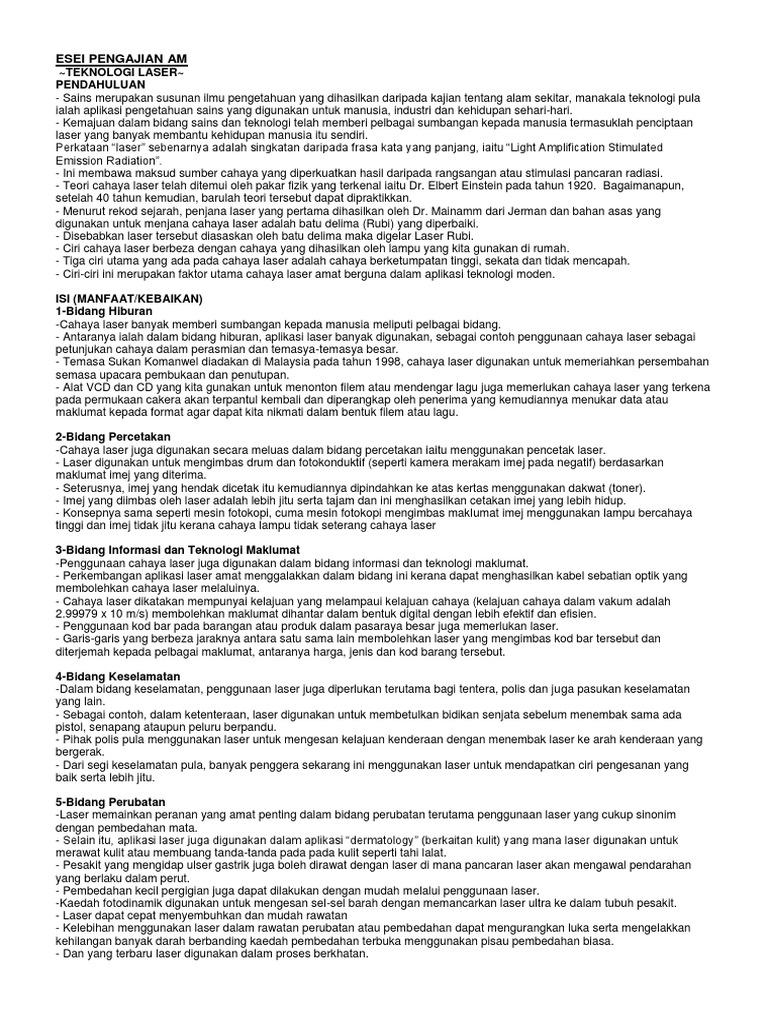 Esei Pengajian Am Pdf