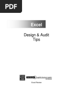 Excel: Design & Audit Tips