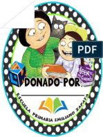 Sticker Donar Libros Zapata