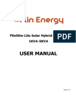 FlinSlim Lite Solar Hybrid Inverter User Manual