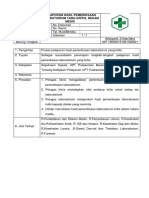 Sop Pelaporan Hasil Pemeriksaan Laboratorium Kritis Rekam Medis