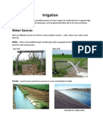 Irrigation Methods & Water Sources in North India