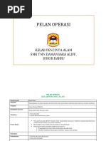 Pelan Operasi Kelab Alam Sekitar 2018