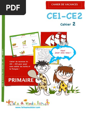 Cahier De Vacances Ce1 Ce2 Cahier 2 Pdf Business