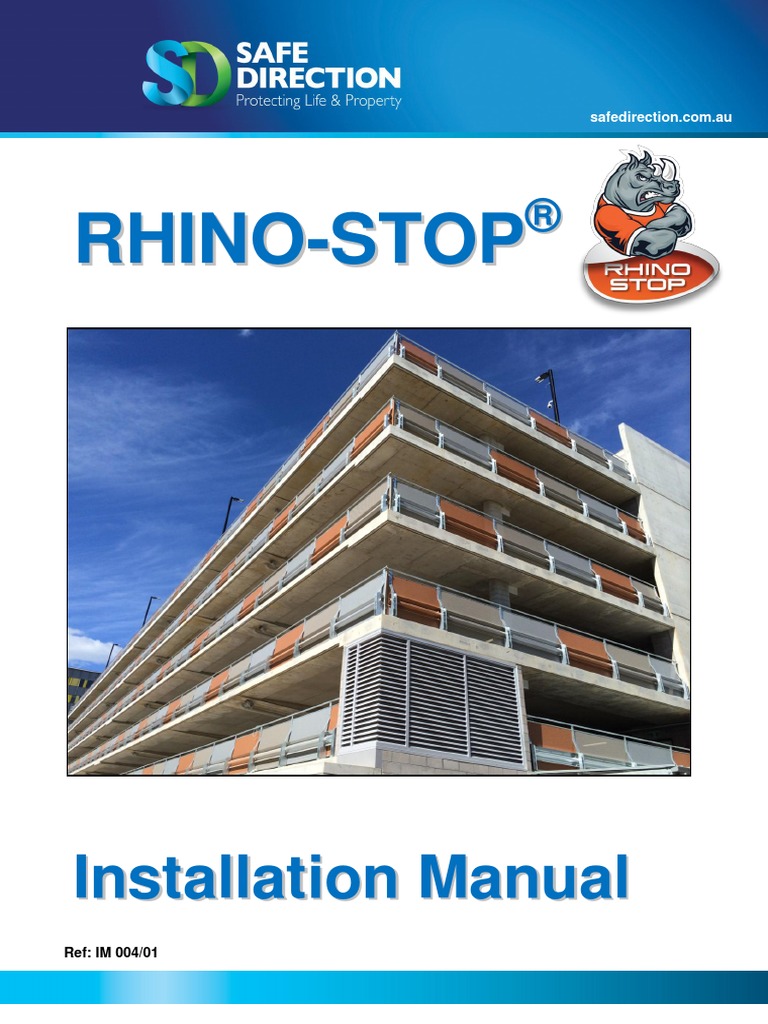RHINO Installation-Manual | Download Free PDF | Screw | Nut (Hardware)