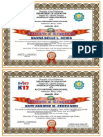 Certificate Convocation