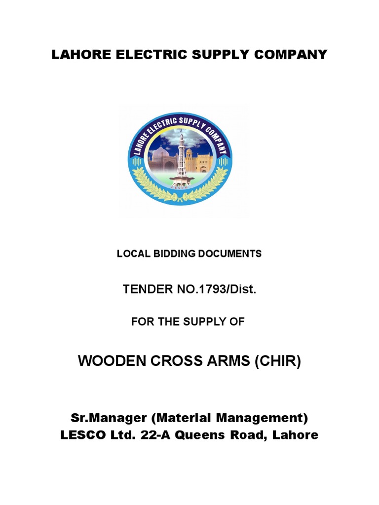 T1793 (Wooden Cross Arms) PDF Guarantee Specification (Technical Standard)
