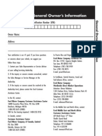 General Owner Manual Ford Focus