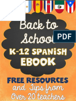 Backto School Spanish Ebook Tipsand FREEResourcesfromover 20 Teachers