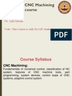 ME3480 - CNC Machining Self Study Course: Instructor