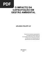 Tese Livre Docencia - Impacto da capacitação em gestão ambiental