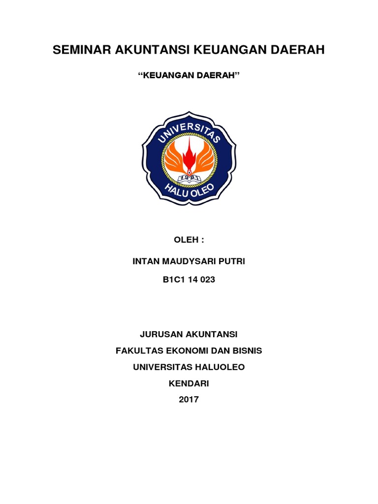Makalah 1 Keuangan Daerah Docx