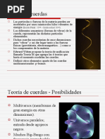 Teoría de cuerdas - SINTESIS