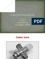 Cotter and Knuckle Jointss