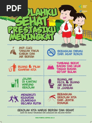 Cantik Poster Uks Cuci  Tangan  Koleksi Poster