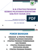 Kebijakan Program Yankes Dan Strategi Program Kesga