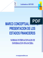 Marco Conceptual para La Presentación de Los Estados Financieros