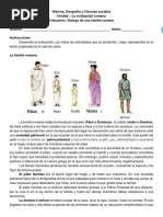 Evaluacion Familia Romana