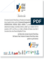 Tarjeta Invitacion Inauguración PDF