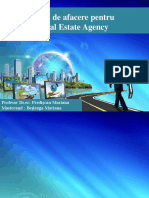 Plan de Afacere Pentru Real Estate Agency: Profesor DR - Ec: Predișcan Mariana Masterand: Beșleaga Mariana