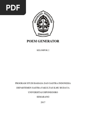 Download Gratis Gambar Makalah Jaman Now Poetic Form Poetry Terkeren by Cikimm