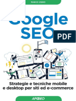 Google SEO Strategie e Tecniche Mobile e Desktop Per Siti Ed E-Commerce