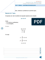 Cópia de Resumo 19 Algebra Equacao Do 1 Grau Sistema de Equacao