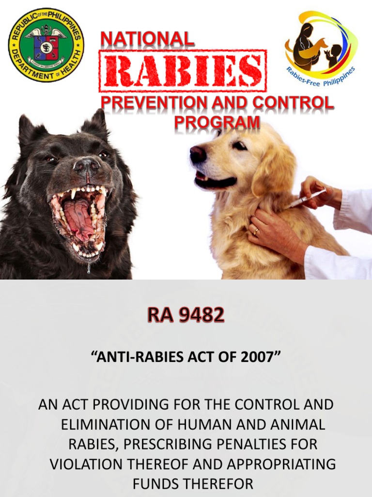 National Rabies Control Program RA 9482 | PDF | Rabies | Animals And Humans